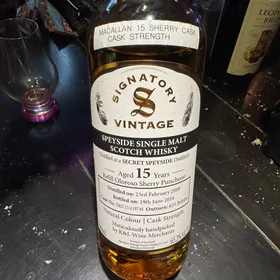 Signatory Vintage Speyside (M)
[Macallan] 15 Years (K&L Wne Pick)