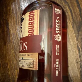 George Remus Straight Bourbon Whiskey Spec's Single Barrel 2020