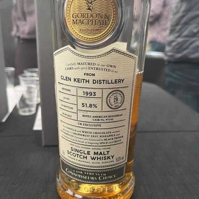 Glen Keith 28 year (Gordon & McPhail)