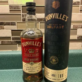 Dunville's Very Rare Palo Cortado Sherry cask Finish Irish Whiskey Auctions 5th Anniversay Edition Cask #1769