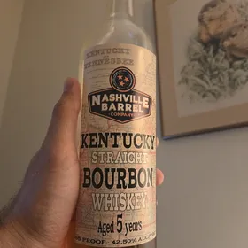 Nashville Barrel Kentucky Straight Bourban Whiskey