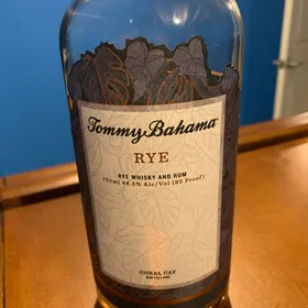 Rye whisky and rum