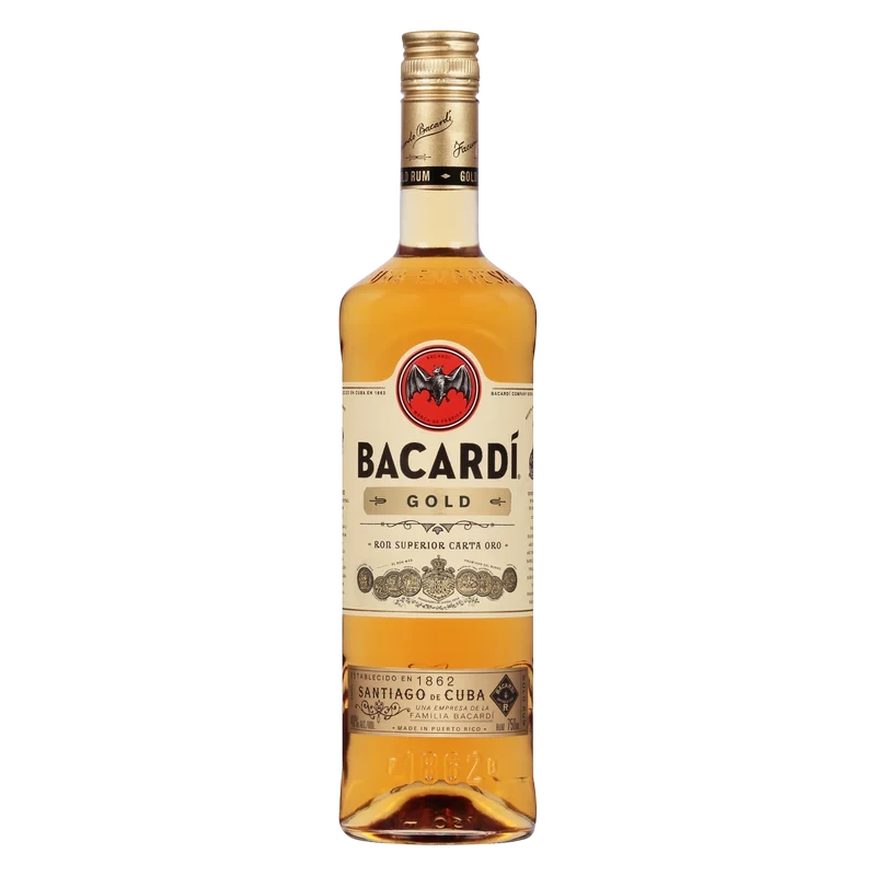 Bacardi Gold Rum 750ml (80 proof)