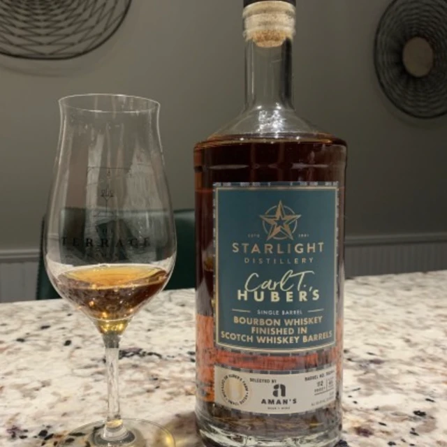 Starlight Carl T. Huber's Single Barrel Bourbon Finished in Scotch Whisky Barrels
