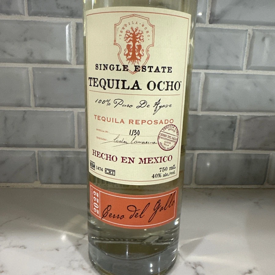 Tequila Ocho Reposado Cerro del Gallo 2022