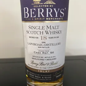 Laphroaig 1997 18 Year Cask 56 (Berry Bros. & Rudd)