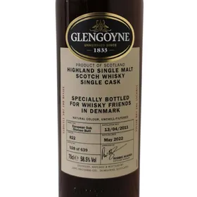 Glengoyne 2011 11Y Cask #822 (For Whisky Friends in Denmark)