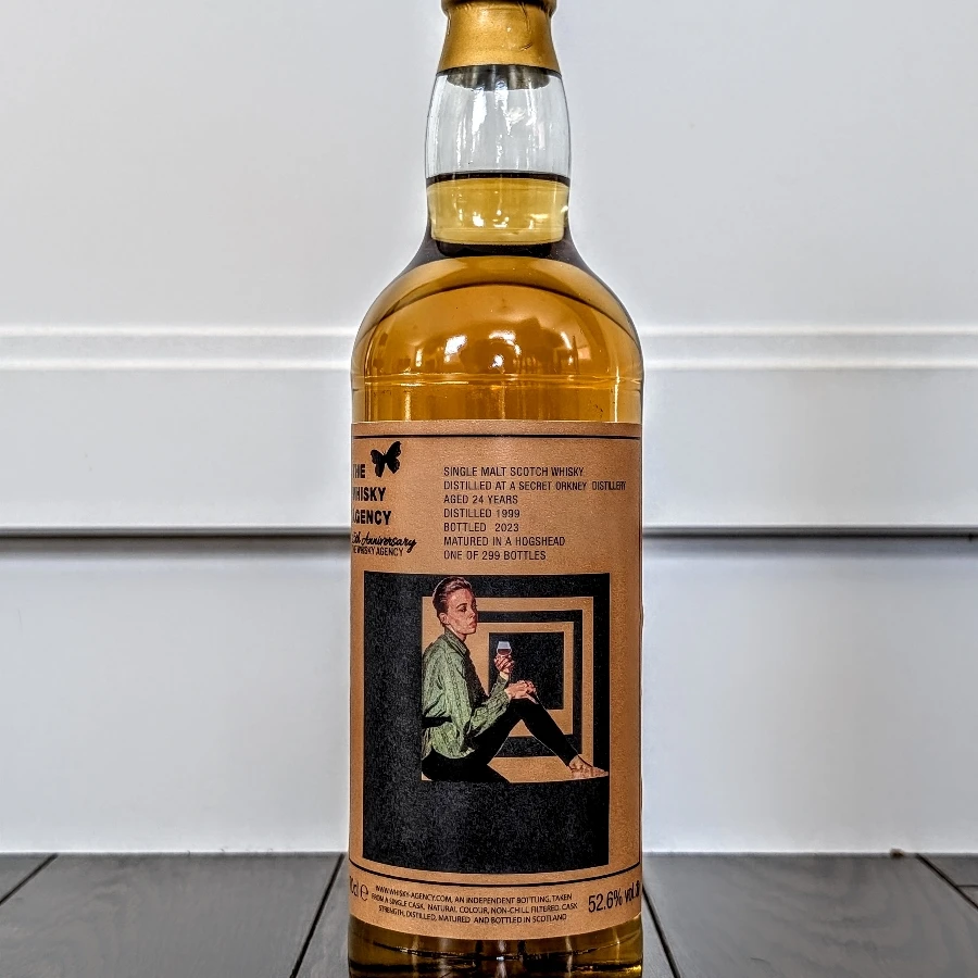 The Whisky Agency Secret Orkney Distillery 1999 24 Year Single Malt Scotch Whisky