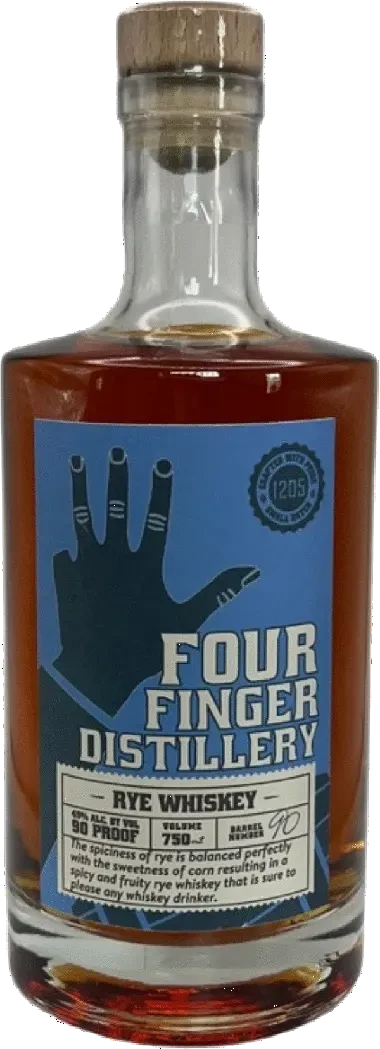 12.05 Four Finger Rye Whiskey