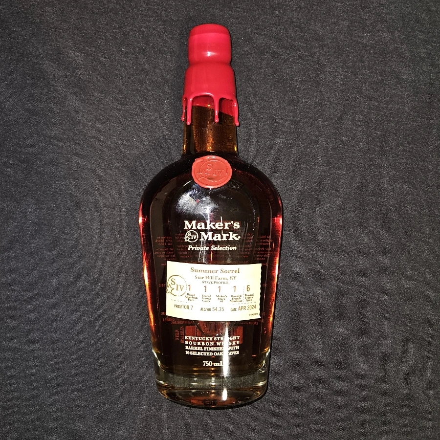 Maker's Mark Private Selection Summer Sorrel 2024