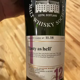 Tasty as Hell- Scotch Malt Whiskey Society 11.38