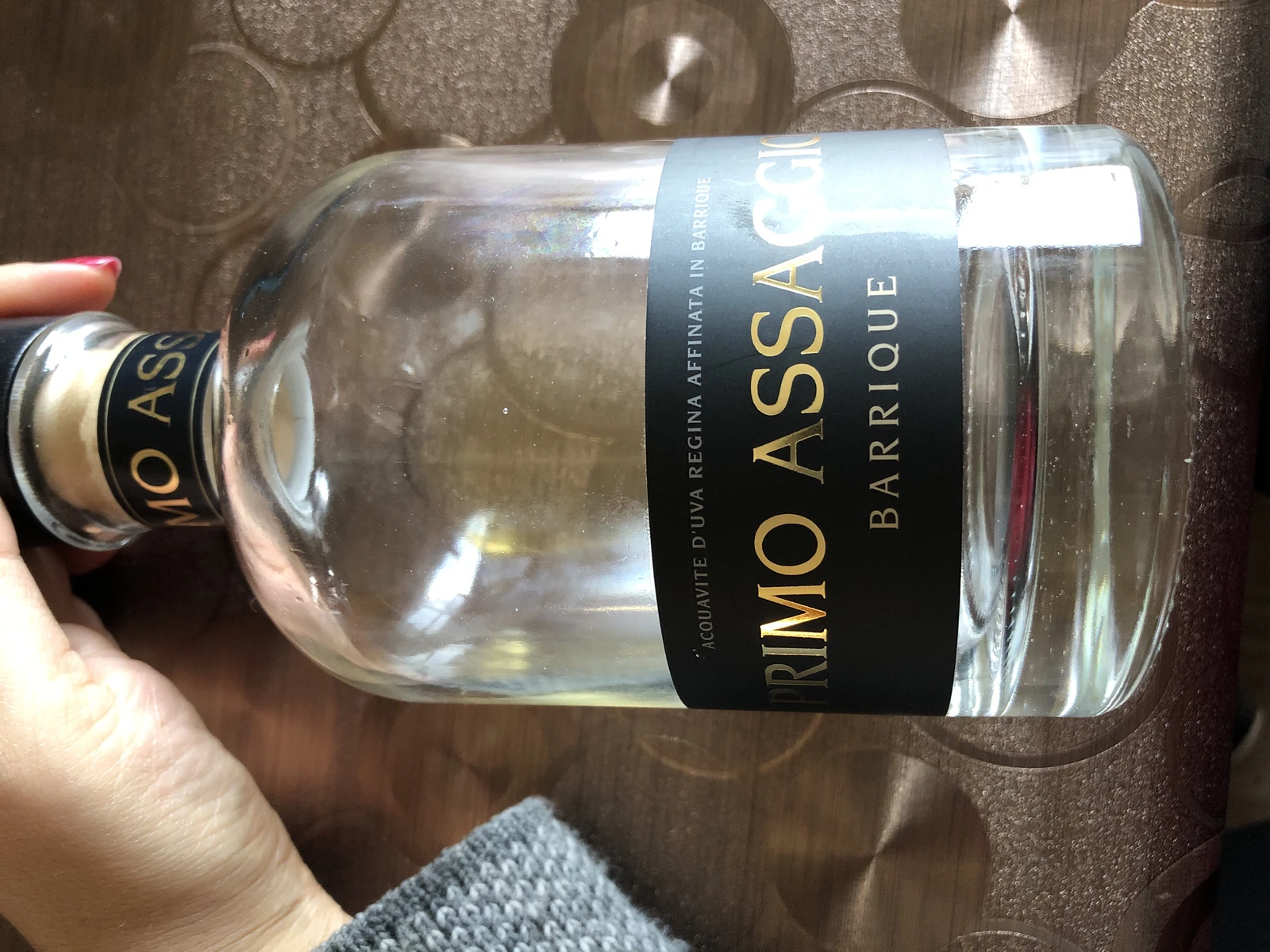 Grappa Primo Assaggio Barrique