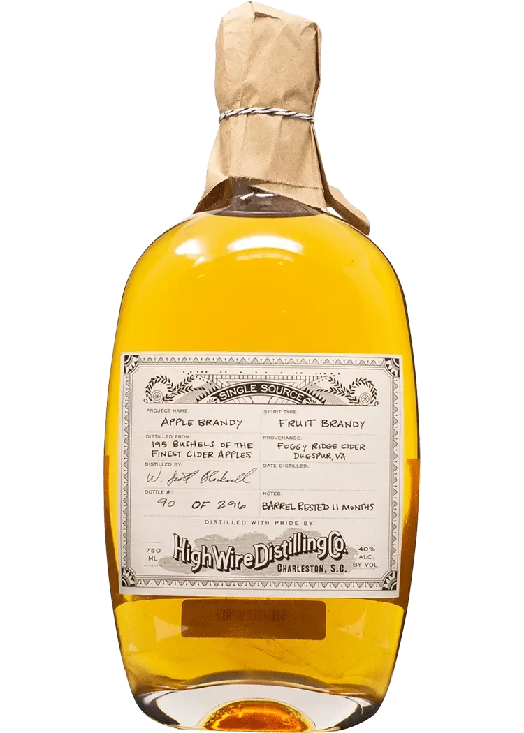 High Wire Single Source Apple Brandy