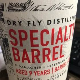 Dry Fly O'Danagher's Hibernian Whiskey Specialty Barrel