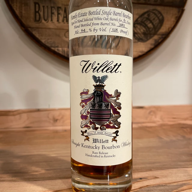 Willett Family Estate Single Barrel Bourbon 3182, 6 year
