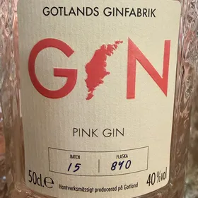 Gotlands Ginfabrik Pink Gin