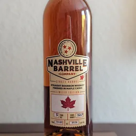 Nashville Barrel Single Barrel Straight Bourbon Finished in Maple Casks