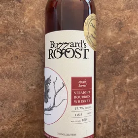 Buzzard's Roost Single Barrel Straight Bourbon Whiskey - Ambuzzador's Select August 2024