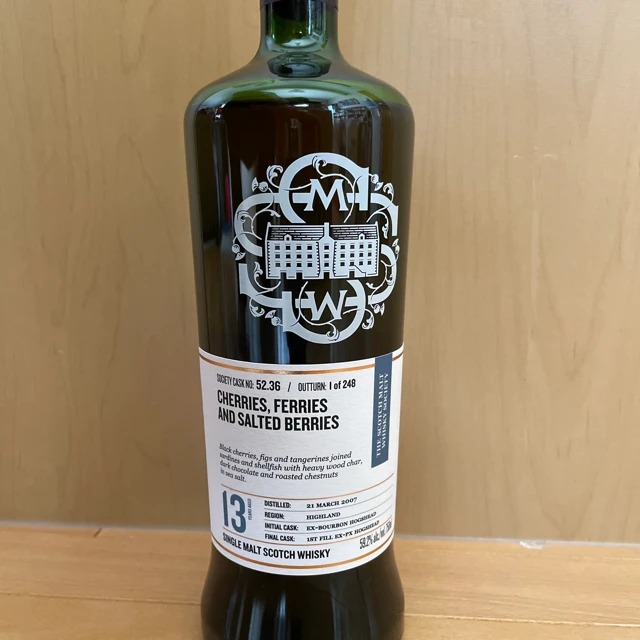 Cherries, Ferries and Salted Berries (SMWS)