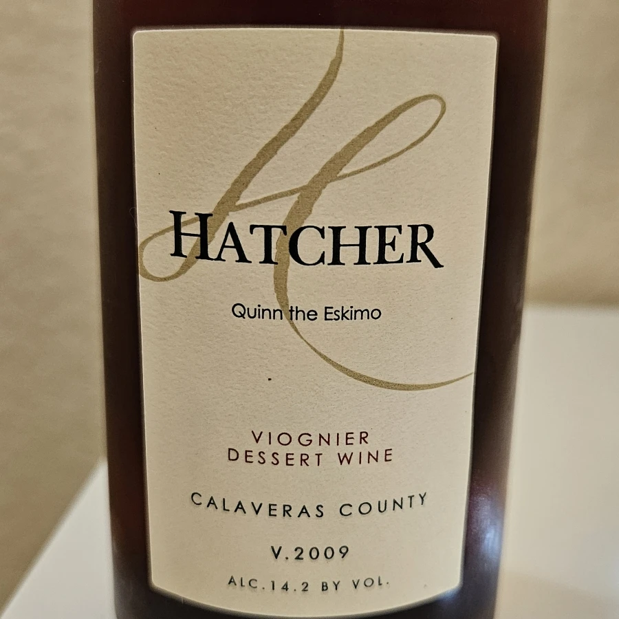Hatcher 2009 Viognier dessert wine