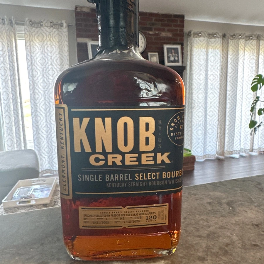 Knob Creek Single Barrel Select Freddi Noe Selected for Lukas