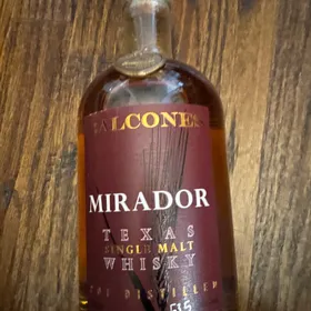 Balconss Mirador Texas Single Malt Whisky MIR21-1 - 1/13/21