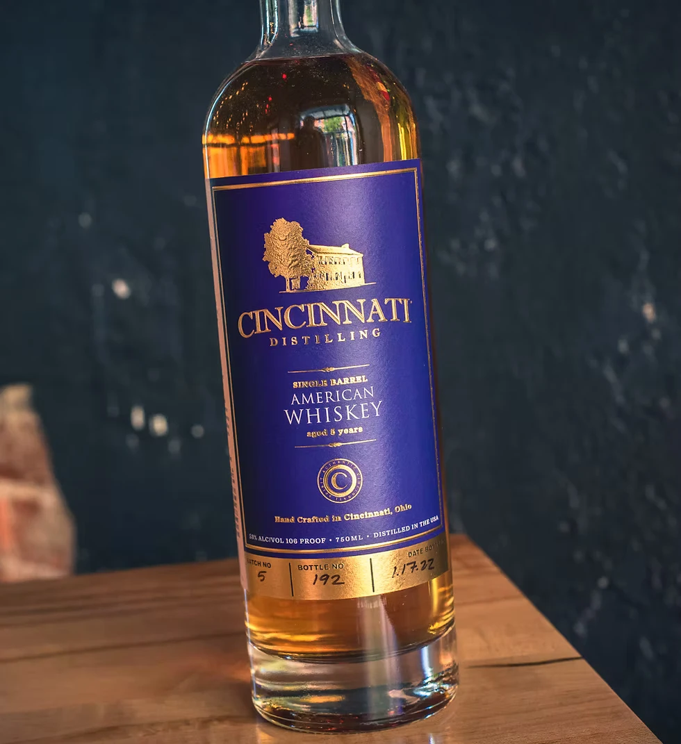 Cincinnati Distilling Single Barrel American Whiskey