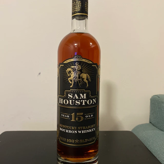Sam Houston 15 Year Kentucky Straight Bourbon Batch MD-2 (Release No. 7 2021)