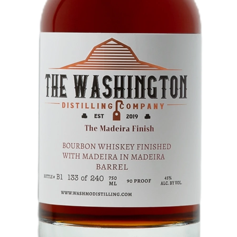 The Washington Distilling Company - Bourbon Whiskey Finished With Madeira In Madeira Barrel