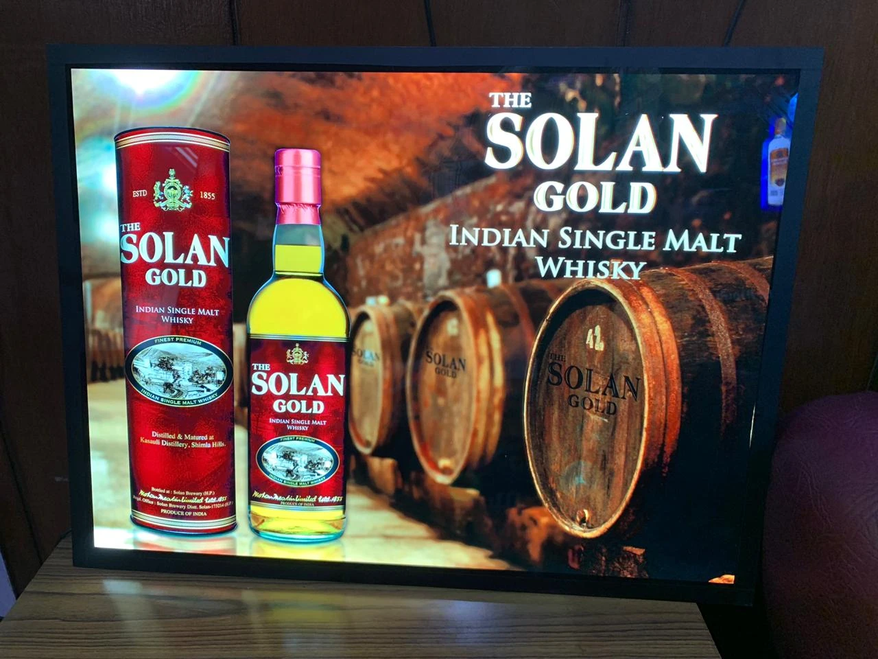 Solan gold Indian single malt whisky