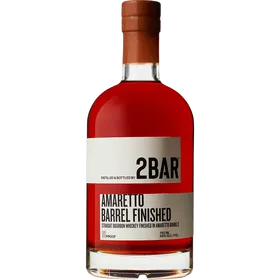 2Bar Amaretto Barrel Finished Straight Bourbon Whiskey
