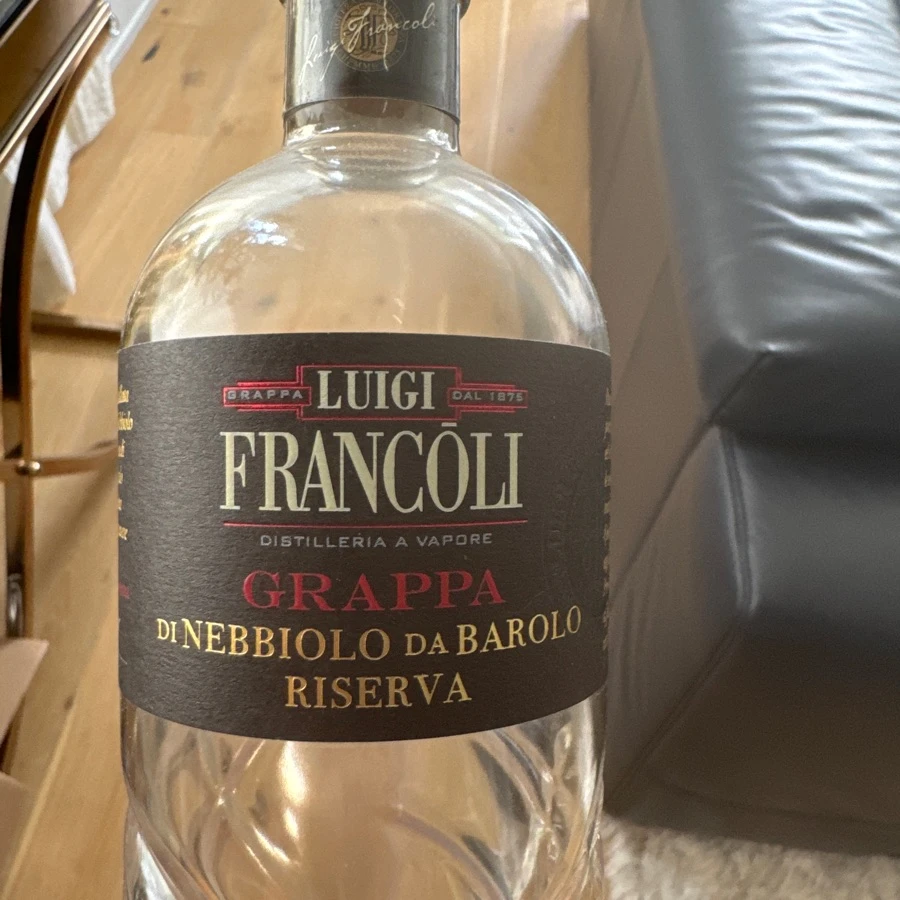 Luigi Francoli Grappa di Nebbiolo da Barolo Riserva
