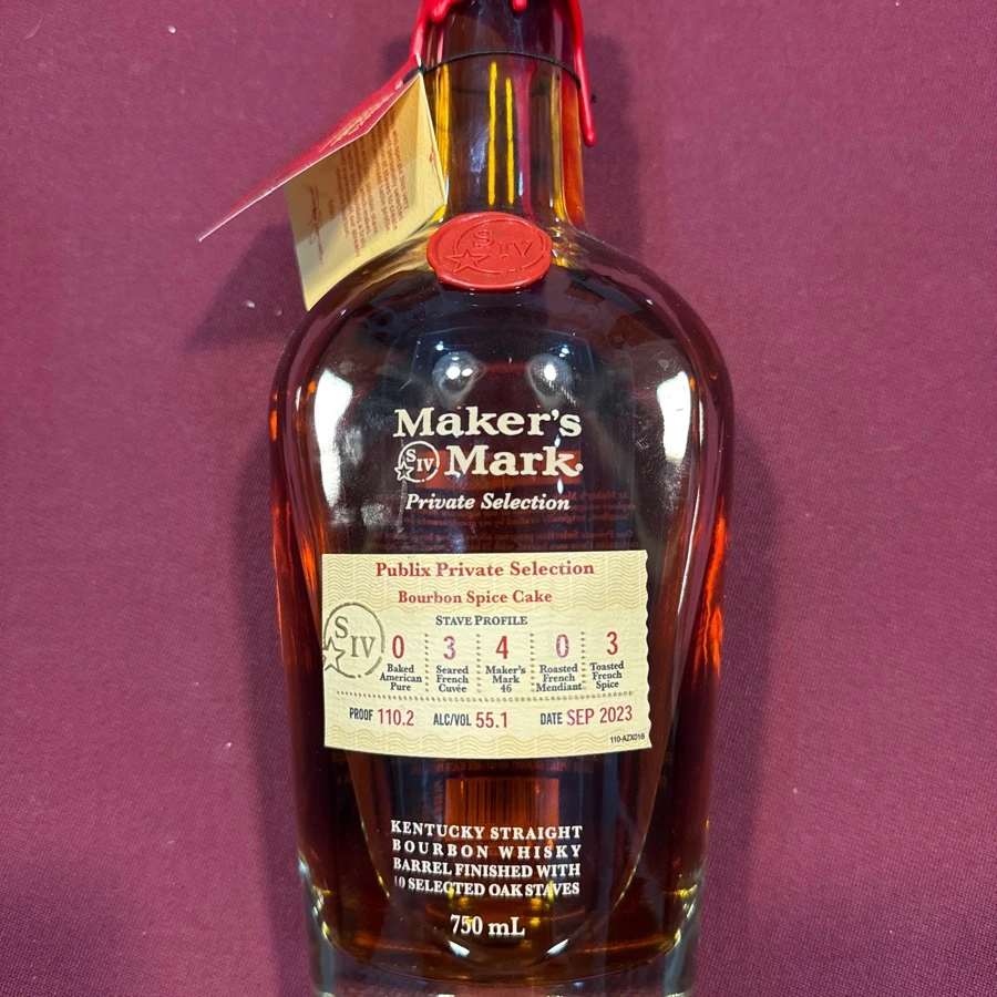 Makers Mark Publix Private Select "Bourbon Spice Cake"