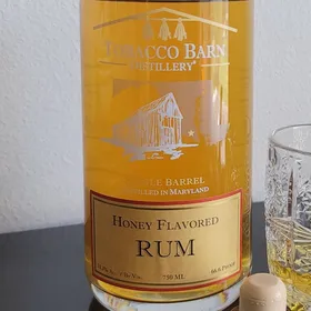 Tobacco Barn Distillery Single Barrel Honey Flavored Rum