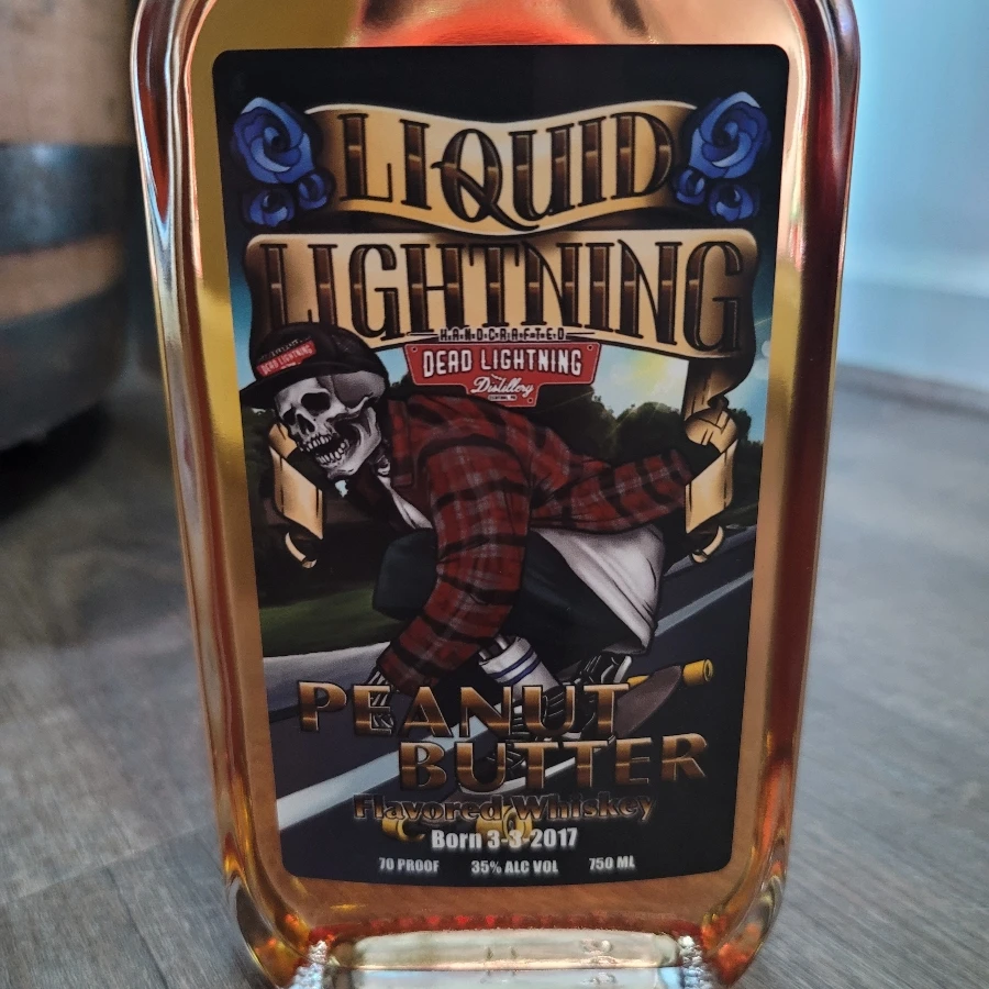 Dead Lightning Distillery Peanut Butter Flavored Whiskey