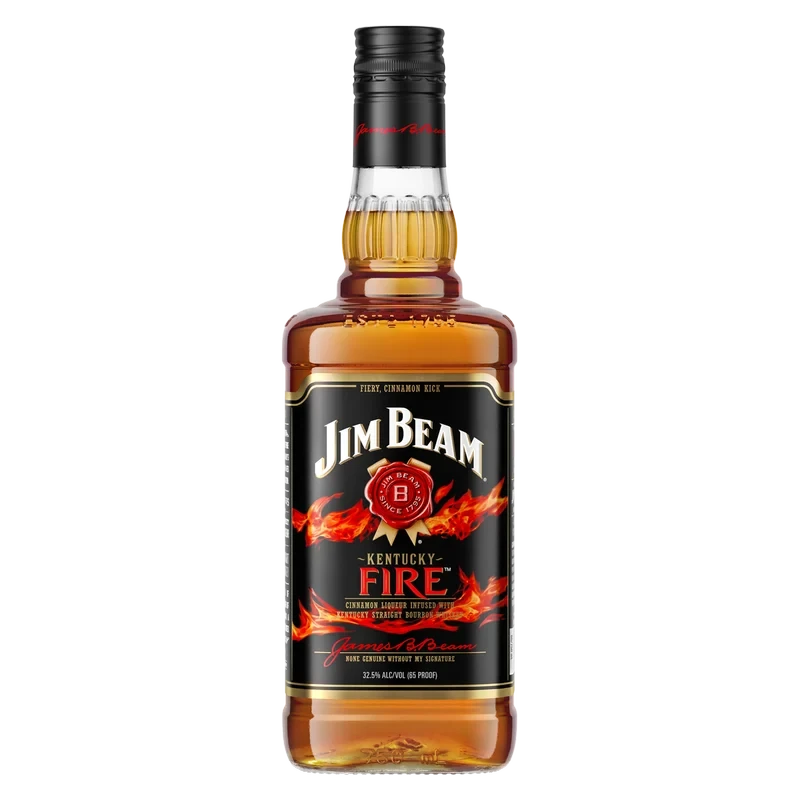 Jim Beam Kentucky Fire Bourbon Whiskey 750ml
