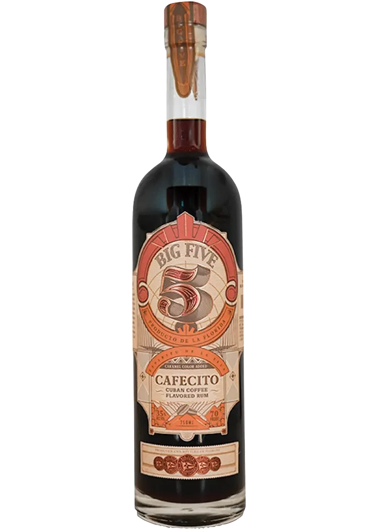 Big 5 Cafecito Cuban Coffee Flavored Rum
