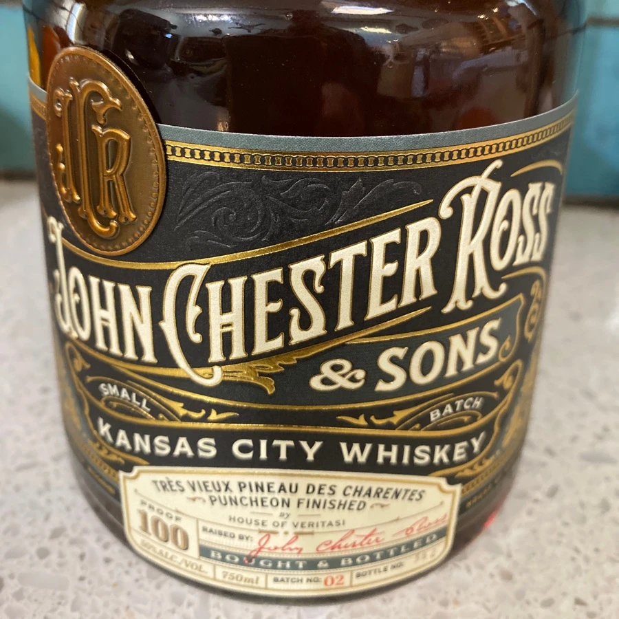 John Chester Ross & Sons Kansas City Whiskey