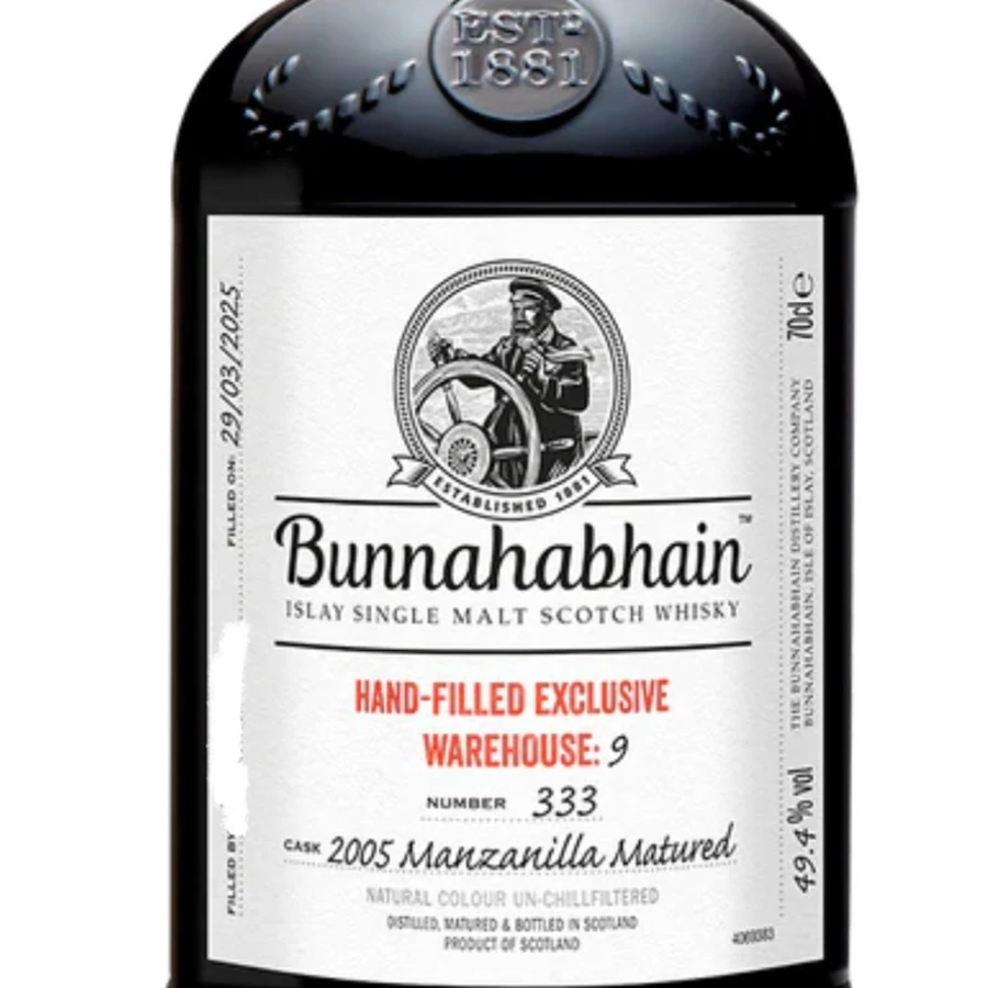 Bunnahabhain Warehouse 9: 2005 Manzanilla Matured