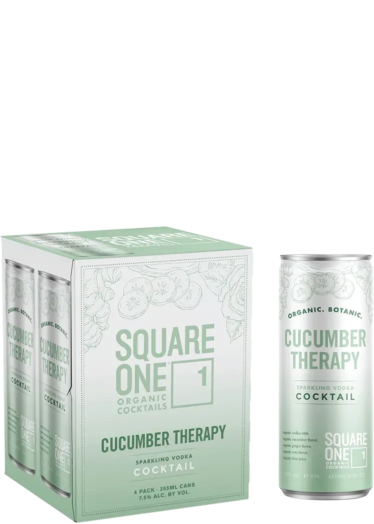 Square One Organic Cocktails Cucumber Therapy