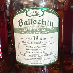 Ballechin 19 Madeira