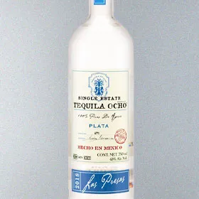 Tequila Ocho Plata Las Presas 2018