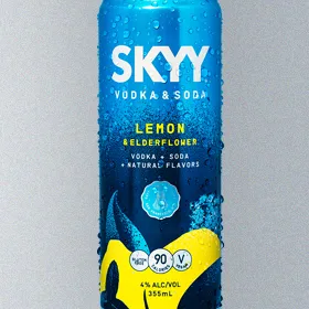 SKYY Vodka & Soda Lemon & Elderflower