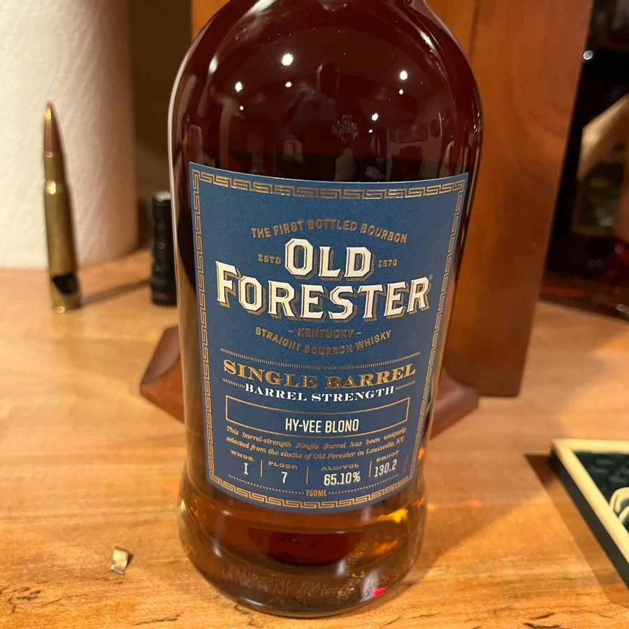 Old Forrester Single Barrel Barrel Strength Hy-Vee BloNo