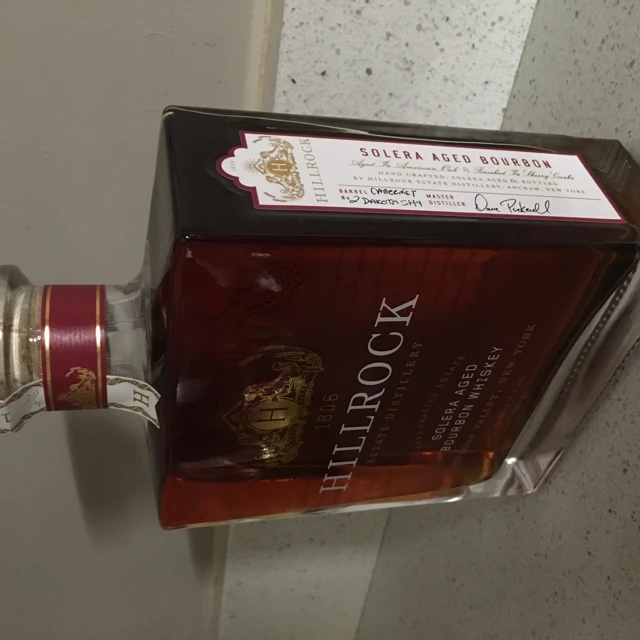 Hillrock Solera Aged Bourbon in Cabernet Barrels