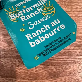Popeyes buttermilk ranch sauce