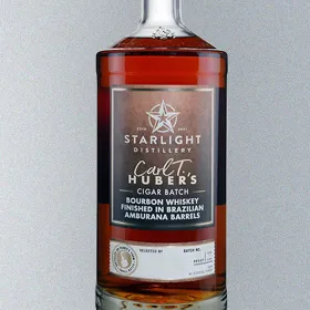Starlight Carl T. Huber's Cigar Batch Bourbon Finished in Brazilian Amburana Barrels