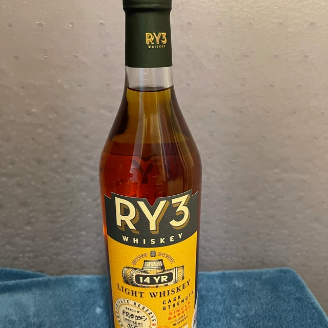 Ry3 (Major League Bourbon pick)