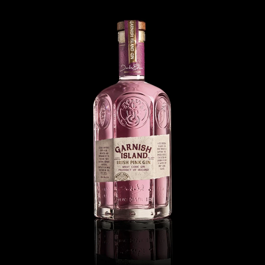 Garnish Island Irish Pink Gin