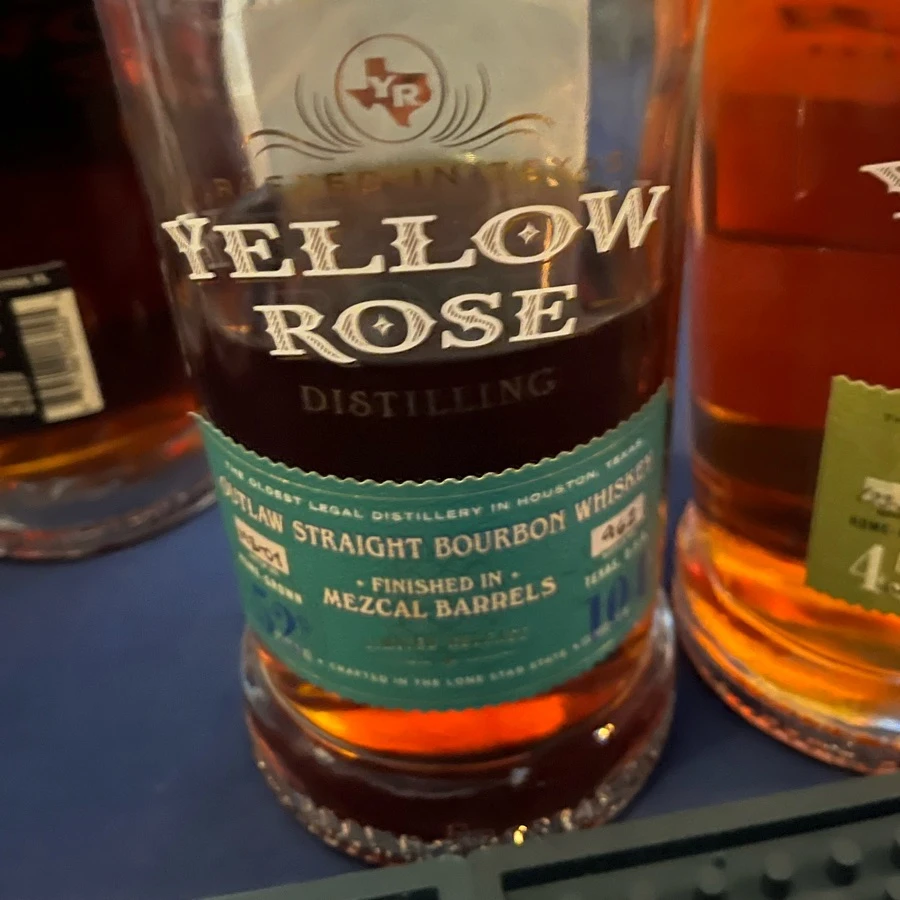 Yellow Rose Outlaw Bourbon finished in Mezcal